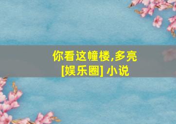 你看这幢楼,多亮[娱乐圈] 小说